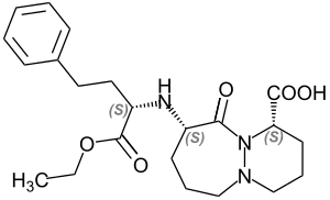 Strukturformel Cilazapril