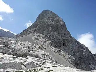 Die Nordseite der Cima dei XII Apostoli mit der Zwölf-Apostel-Kapelle