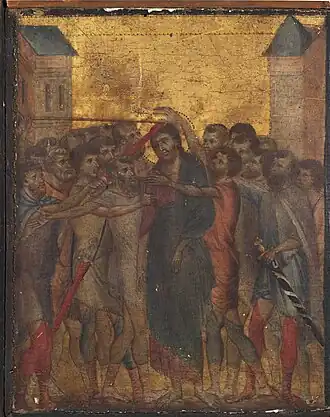 Verspottung Christi, um 1280, Louvre, Paris