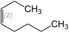 Strukturformel von cis-3-Octen