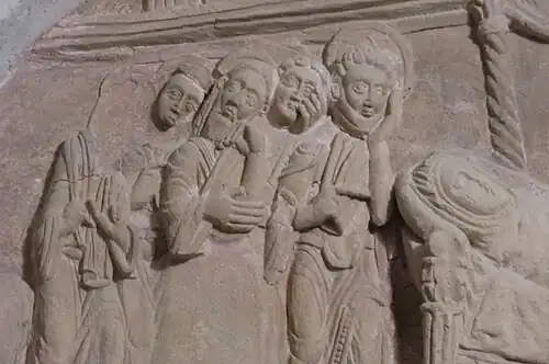 Detail der Entschlafung der Gottesmutter