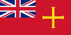 Handelsflagge von Guernsey