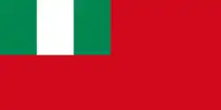 Handelsflagge von Nigeria