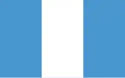 Handelsflagge von Guatemala