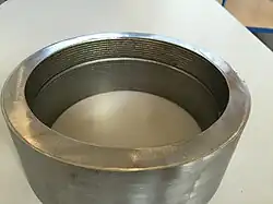 Cladding-Auftragschweißung in einem Rohrstück mit Inconel 625