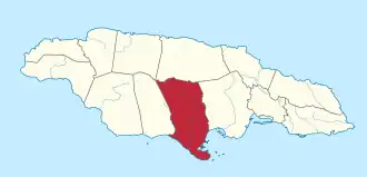 Das Parish Clarendon in Jamaika