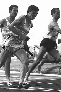 Titelverteidiger Claude Piquemal (links) gewann diesmal Bronze