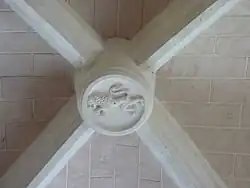 Schlussstein in der Schlosskapelle