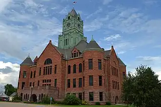 Das Clinton County Courthouse in Clinton