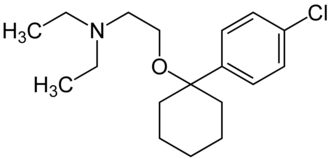 Strukturformel von Clofenciclan