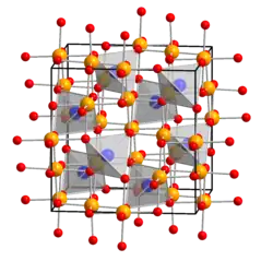 Kristallstruktur von Thénards Blau