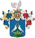 Helmkrone in einem ungarischen Familienwappen