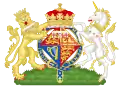 Wappen von Prinzessin Elisabeth, Duchess of Edinburgh (1947–1952)