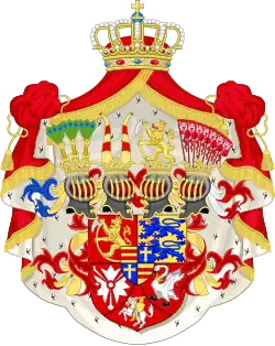 Wappen des herzoglichen Hauses Schleswig-Holstein-Sonderburg-Glücksburg