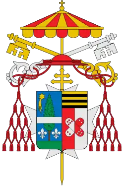 Wappen von Francesco Salesio Della Volpe während der Sedisvakanz 1914