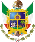 Wappen von Querétaro de Arteaga Freier und Souveräner Staat Querétaro Estado Libre y Soberano de Querétaro