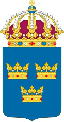 Kleines Staatswappen des Königreichs Schweden