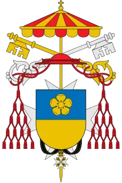 Wappen von Tommaso Riario Sforza als Camerlengo während der Sedisvakanz 1846