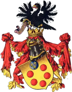 Vollständiges Stammwappen der Medici