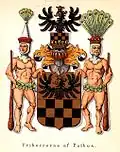 Wappen der Freiherrn von Putbus in Danmarks Adels Aarborg 1908