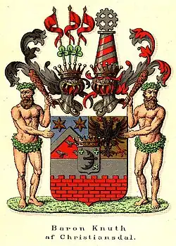 Wappen Barone Knuth von Christiansdal