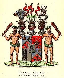 Wappen Grafen Knuth von Knuthenborg