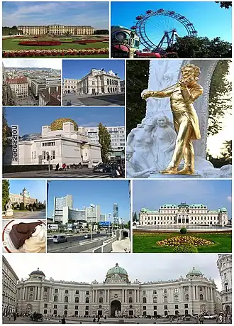Collage von Wien