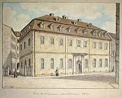 Das Gebäude des Juridicums von 1773 an der Schloßgasse (Hommel-Bau)