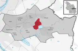 Lagekarte von Neubrück im Stadtbezirk Köln-Kalk