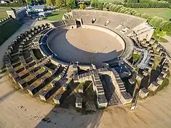 Didaktisch: Amphitheater im Archäologischen Park Xanten