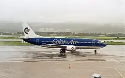 Eine Boeing 737-300 der Color Air