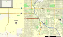 Karte der Colorado State Highway 26