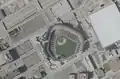 Der Comerica Park von oben. Rechts daneben steht das Ford Field.