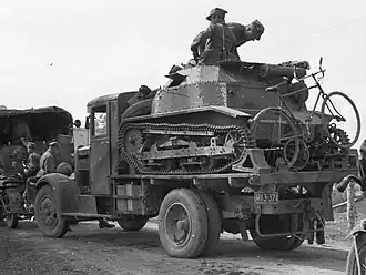 Tankette TK-3 auf Polski-Fiat 621