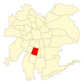 Lage von La Cisterna in der Región Metropolitana