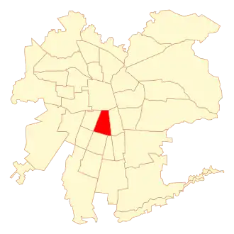 Lage von San Miguel in Santiago