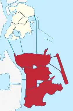 Gebiet des Concelho das Islas in Macau