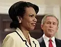 Condoleezza Rice und George W. Bush