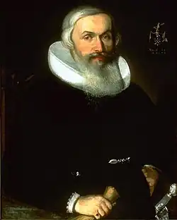 Johann Heinrich Waser Porträt und Stich von Conrad Meyer