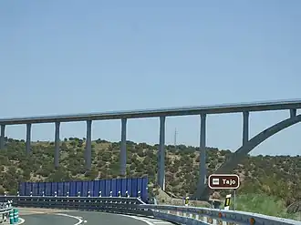 Tajo-Eisenbahnbrücke (Alcántara-Stausee)