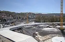 Die Baustelle im April 2022, Südseite