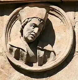 Medaillon mit Büste