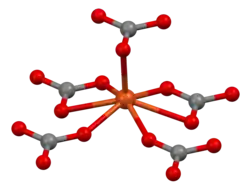 Kristallstruktur von Kupfer(II)-carbonat