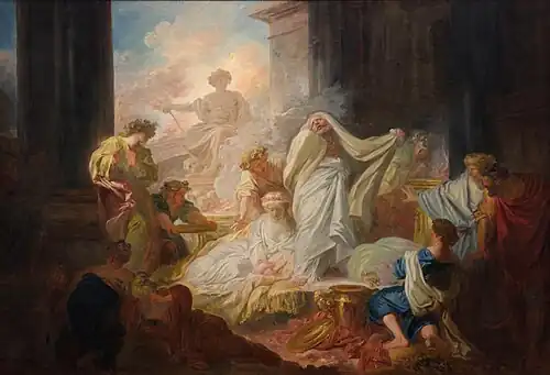 Jean-Honoré Fragonard, Coresus und Callirrhoe, 1765