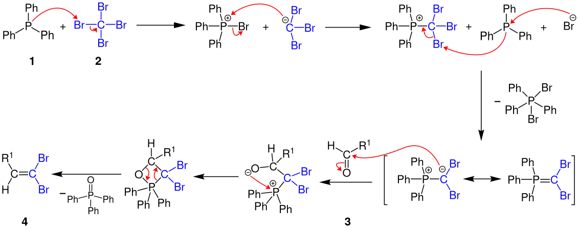 Corey-Fuchs-Reaktion Reaktionsmechanismus Teil 1 RMV3