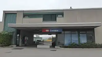 Empfangsgebäude Strassenseite (2018)