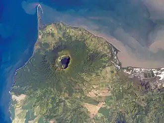 Cosigüina aus dem All