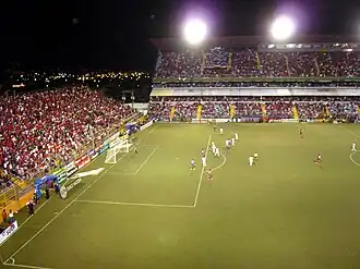 Das Estadio Ricardo Saprissa Aymá in Tibás