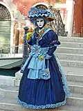 Kostüm im venezianischen Karneval