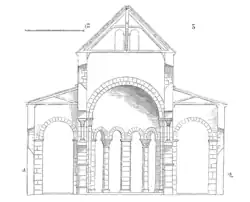 Aufriss, Grafik 1857, Scheinemporen